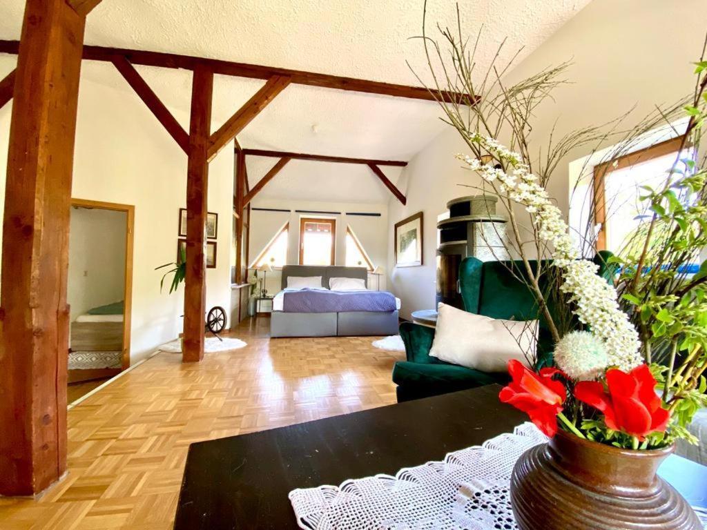 Hotel Weisse Muehle Breitenworbis Exteriör bild